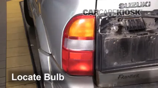 1999 Suzuki Grand Vitara JLX 2.5L V6 Luces Luz de giro trasera (reemplazar foco)